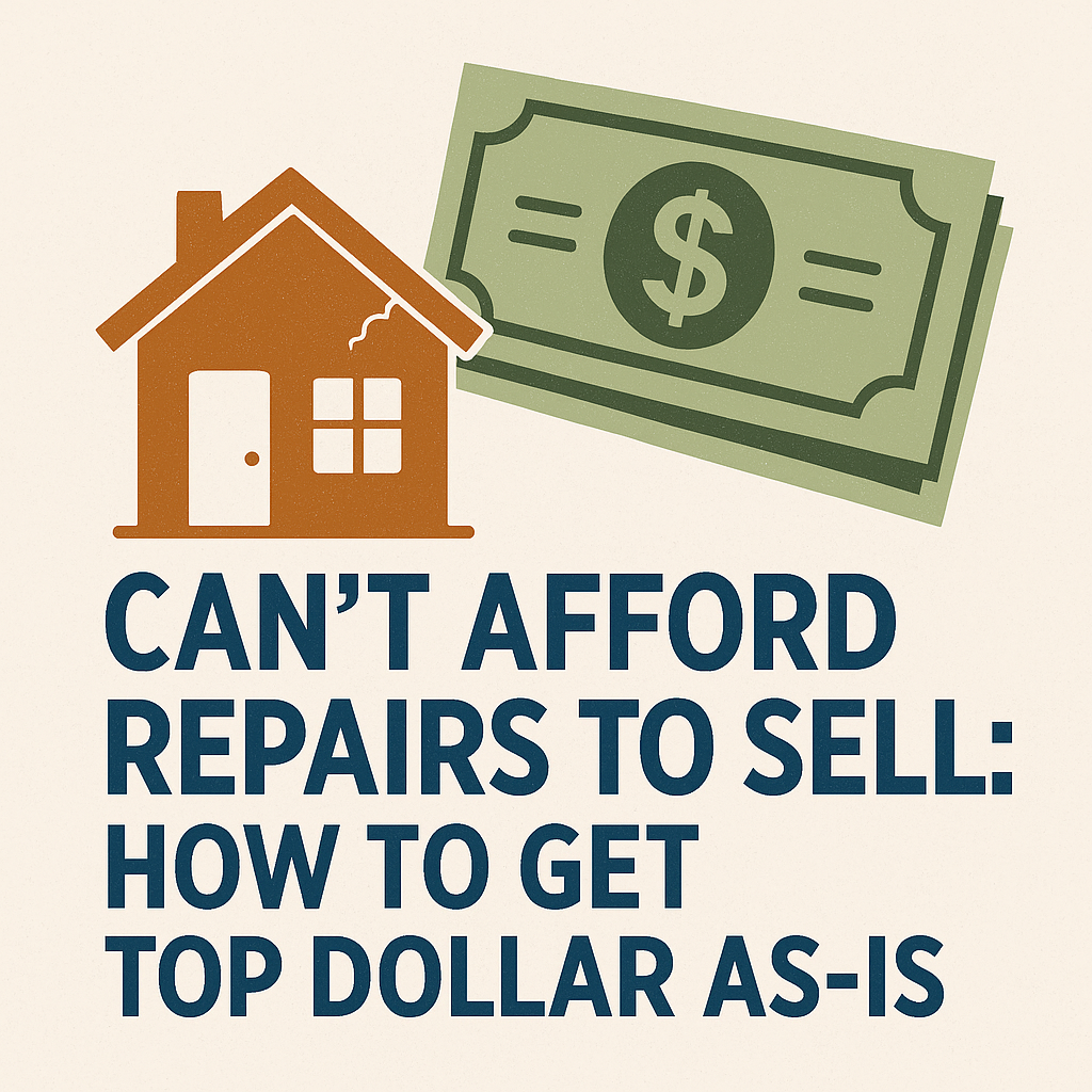 Can’t Afford Repairs to Sell: How to Get Top Dollar As-Is