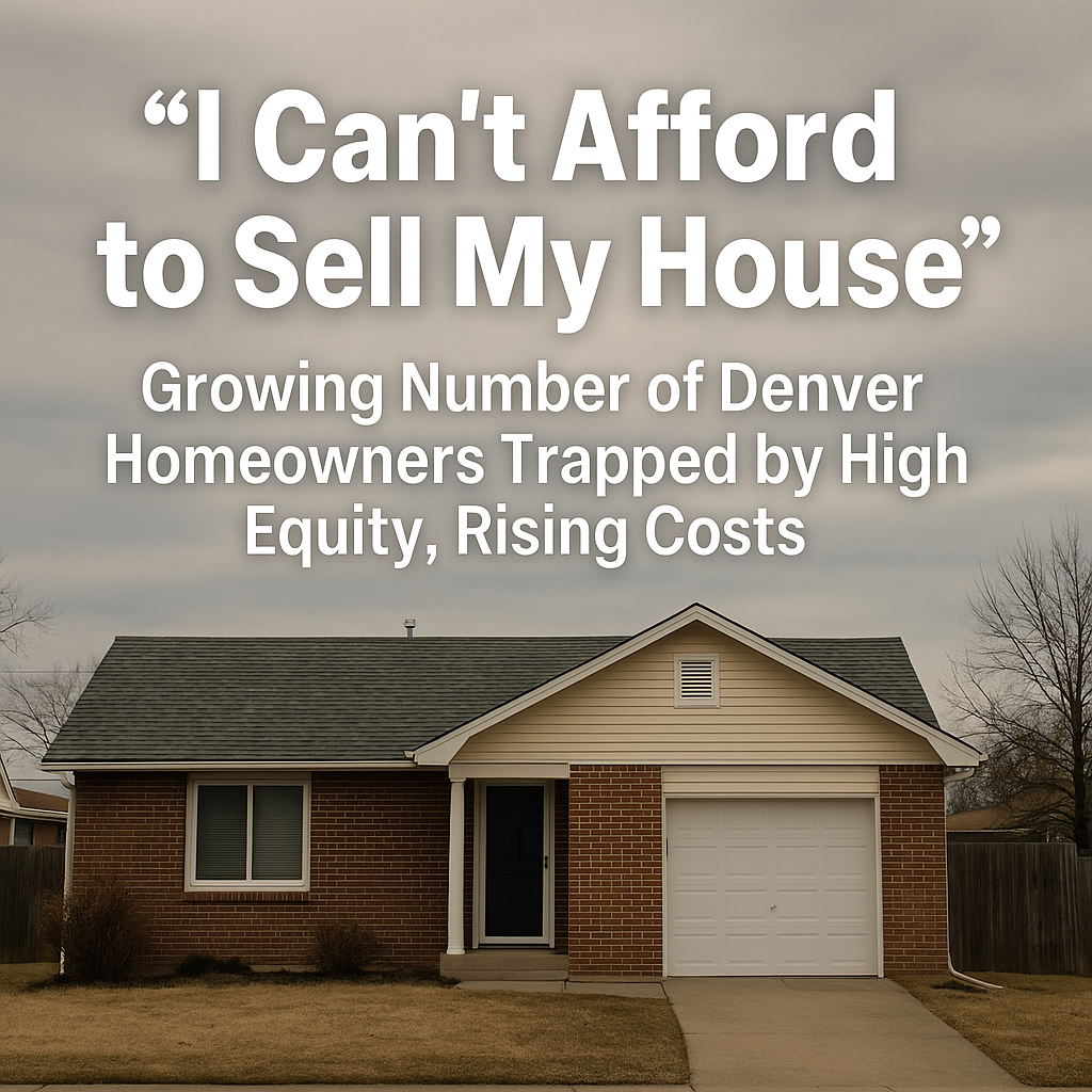 Denver Homeowners Trapped: “I Can’t Afford to Sell My House” Crisis Grows